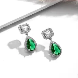 Rubans Oval Drop Earrings-20