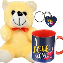 Mug, Soft Toy, Keychain Gift Set-2