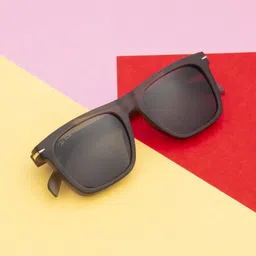 Ted Smith Unisex Wayfarer Sunglasses with UV Protected Lens ATRIA_C7-37