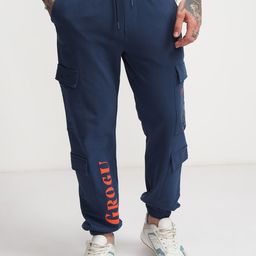 HIGHLANDER Men Mid-Rise Relaxed Fit Joggers-image-56