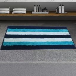 IVAZA Blue Microfibre 1400 GSM Bath Rugs-picture-4