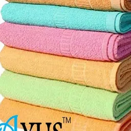 AYUS 6Pcs Blue & Pink 380 GSM Hand Towels-image-27