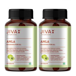 Jiva Set Of 2 Amla Tablets 500mg -120 Tablets Each-33