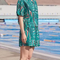 LULU & SKY Printed Short Sleeves Shirt & Shorts Co-Ords-picture-32