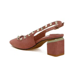 London Rag PU Block Mules image 2
