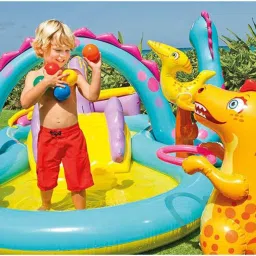 tukamcha DINOLAND PLAY Inflatable Swimming Pool image 3