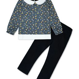 Nino Togs Girls Printed Top with Trousers-image-79