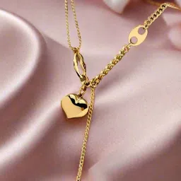 DressBerry Gold-PlatedHeart Shaped Chain-27