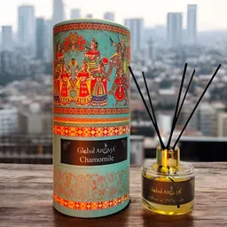 GLOBAL AROMA Blue & Red Chamomile Reed Aroma Oil Diffuser & Sticks 120ml-image-39