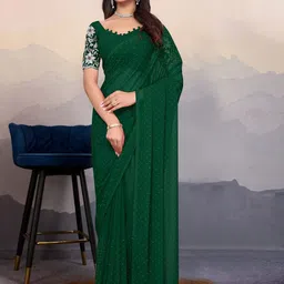 DHRUTI CREATION Pure Georgette Saree-picture-20