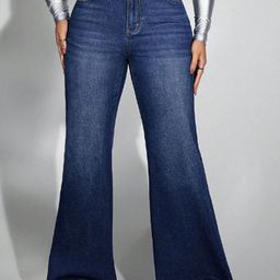 BAESD Women Comfort Bootcut Light Fade Stretchable Jeans-image-45