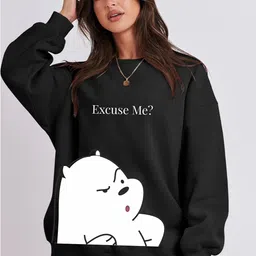RAYACLOSET Women Printed Sweatshirt-picture-28