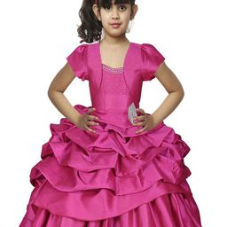 Wow Princess Satin A-Line Maxi Dress-image-96