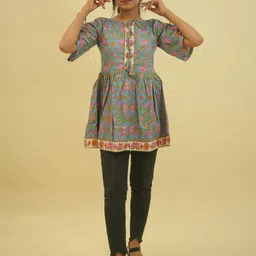 GO BOUJEE Floral Print Cotton Top-image-38