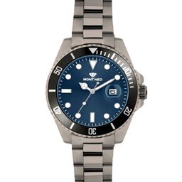 MONT NEO Men Embellished Dial & Bracelet Style Straps Analogue Watch 3507E-M8805-picture-14