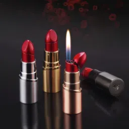 Lipstick Lighter - Butane Gas Refillable | Reusable Windproof Trench Lighter Elegant & Portable Cigarette Lighter for Men & Women Pocket Lighter-2