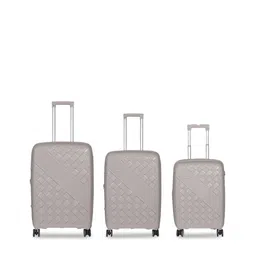 Polo Class Set Of 2 Textured Hard-Sided Trolley With Vanity Box image 2