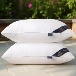 Microfibre Solid Sleeping Pillow Pack of 2-image-74