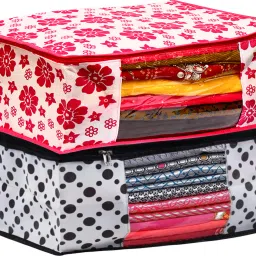 Shaping Fabric Non-Woven Garment Cover | Saree Cover | Storage Bag | Clothes Cover | Combo Bags Poly-canvas Laundry Bag-picture-28
