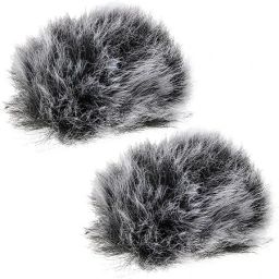 Furry for Lapel (Lavalier) Microphones Noise Reduction Puff - Fits 5mm Diameter puff-image-56