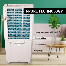 symphony 70 L Desert Air Cooler with Honeycomb Pads,i-Pure Technology image 4