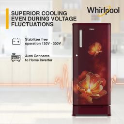 whirlpool 190 L Direct Cool Single Door 4 Star Refrigerator with Base Drawerwith Intellisense Inverter Compressor image 5