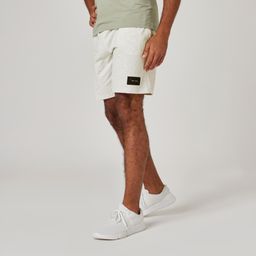Men's Gym cotton blend shorts regular fit-White-picture-31