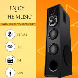 QuillQuarry Q-84743 Tower Speaker/Home Theatre With Subwoofer, Karaoke Support Aux, FM, USB 100 W Bluetooth Tower Speaker-picture-28