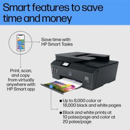 HP Smart Tank 530 All-in-one Multi-function WiFi Color Ink Tank Printer (Color Page Cost: 20 Paise | Black Page Cost: 10 Paise) for Print/Copy/Scan with ADF (Up to 18000 Black, 8000 Colour pages of ink in box) image 4