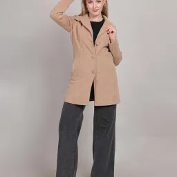 Velvet Solid Coat For Women-image-27