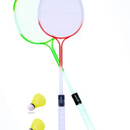 DUAL SAFT BADMINTON RACKET 2 PIEC WITH 2 PIEC SHUTTLE Badminton Kit-image-84
