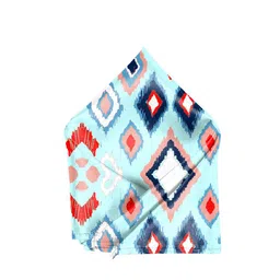 Blacksmith Men Blue & White Printed Pocket Squares-picture-22