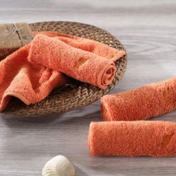maspar Peach Solid 550 GSM 100 % Cotton Face Towels (Set of 4)-picture-17