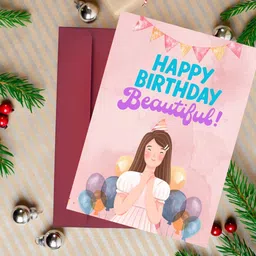 aanyacentric Kid Girl Birthday Gift 5.8x8.3inches Printed Latest Greeting Card-picture-9