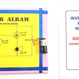 Door Alarm Using Touch Sensor Physics Project & Science Aid Educational Electronic Hobby Kit-17