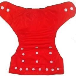 little monkeys reusable ,washable cloth diaper ,soft on ur tiny skin with absorbant insert (7 diaper and 7 insert)size can be adjusted with buttons image 2