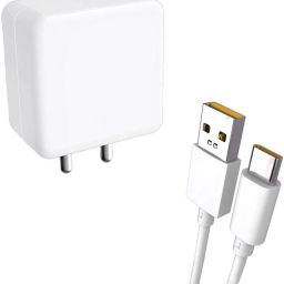 Wall Charger Accessory Combo for Oppo F19 Pro, Oppo A77s, OnePlus 6, 30W 5V/6A, (Upto 65W Supported)-16