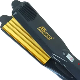 Abs Pro ABS 1100 Professional Hair Crimper With 4 X Protection Coating Gold Women's Crimping Styler Machine for Hair Saloon 4 X Protection Gold Coating Electric Hair Styler curler Corded Crimper Hair Styler-image-26