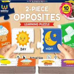Opposites 2 Pc Learning Pack Montessori Early Educational Pre School Puzzle Toy-image-17