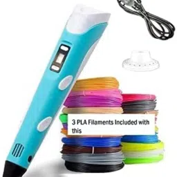 3D Printing Pen with LCD Display & FREE 3 ,1.75 mm, 10 Metre Filament Refills, Mechanical Pencil-1