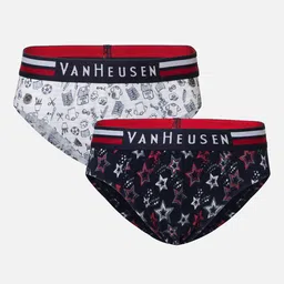 Van Heusen Boys Pack Of 2 Printed Pure Cotton Anti Bacterial Basic Briefs IKIBBR2P1221004-image-24