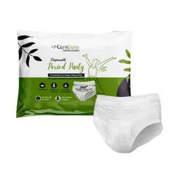 CareDone Pack of 7 Day & Overnight Leak Proof White Period Panties-image-0