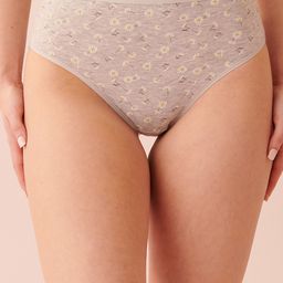 La Vie en Rose Floral Printed High-Waist Bikini Briefs-image-47