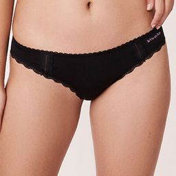 La Vie en Rose Women Black Solid Cotton Bikini Briefs-image-19