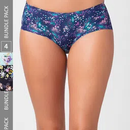 FashionRack Women Pack Of 4 Assorted Hipster Briefs-picture-24