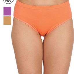 Reveira Women Pack of 3 Assorted Cotton Hipster Briefs-picture-42