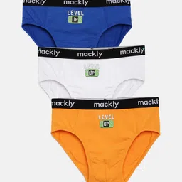 mackly Boys Pack Of 3 Printed Basic Briefs-image-72