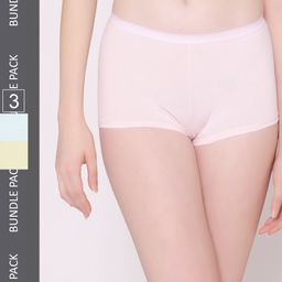 Bodycare Women Pack Of 3 Cotton Boy Shorts E-7C-GRIVPI-3Pcs-S-picture-27