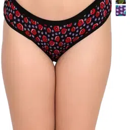 arLa APPAREL Pack of 3 Pure Cotton Hipster Briefs With Face Mask-picture-1