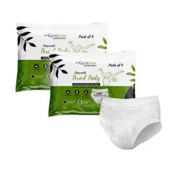 CareDone Women Pack of 9 Disposable Day and Overnight Leak Proof Period Panties - Small-image-10
